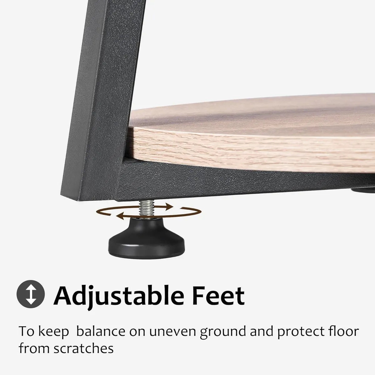 Mesa De Centro Multifuncional Redonda 3 Niveles