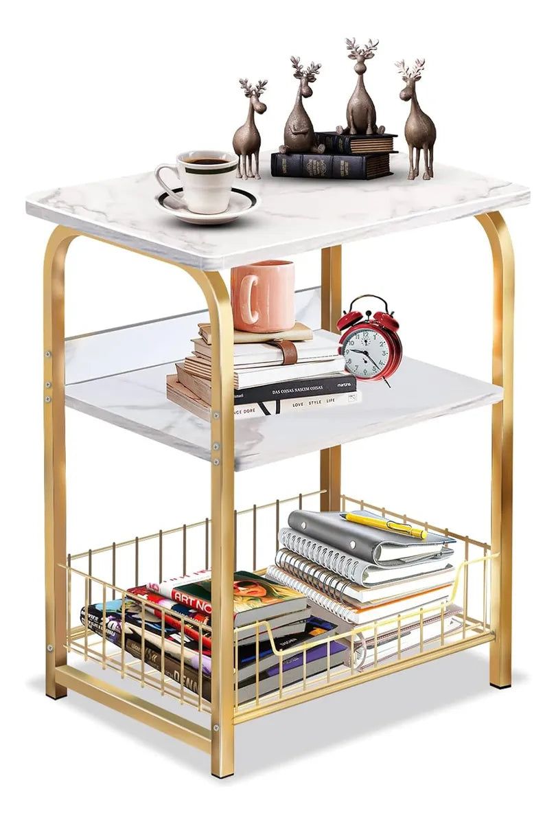 Mesa Auxiliar Multifuncional Rectangular 3 Niveles