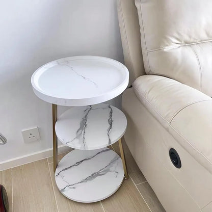 Mesa De Centro Multifuncional Redonda 3 Niveles