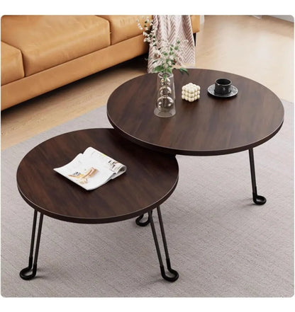 Mesa De Centro Auxiliar Nido Multifuncional Redonda