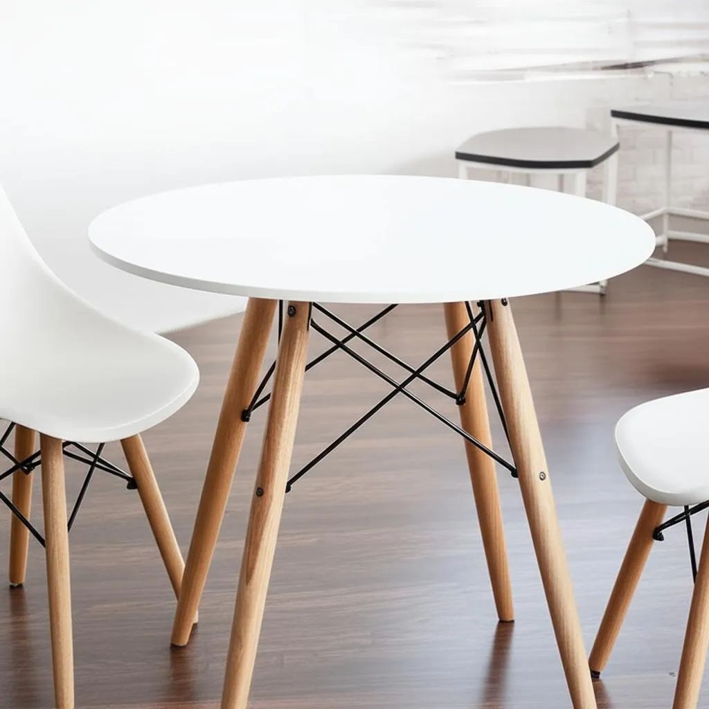 meza circular para decoración